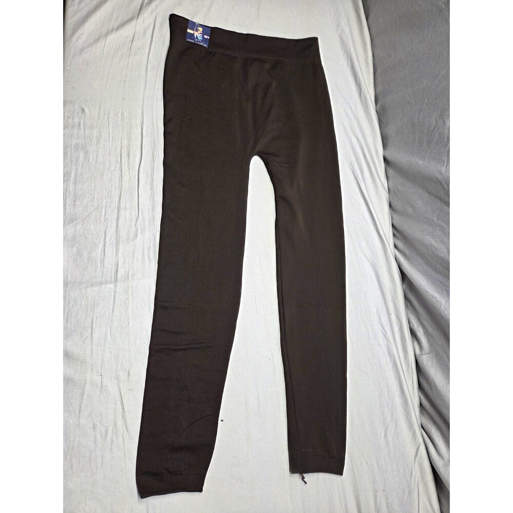 ETITU Coffee Solid Pull On Leggings Women’s Size XL Nylon/Spandex TX300XE